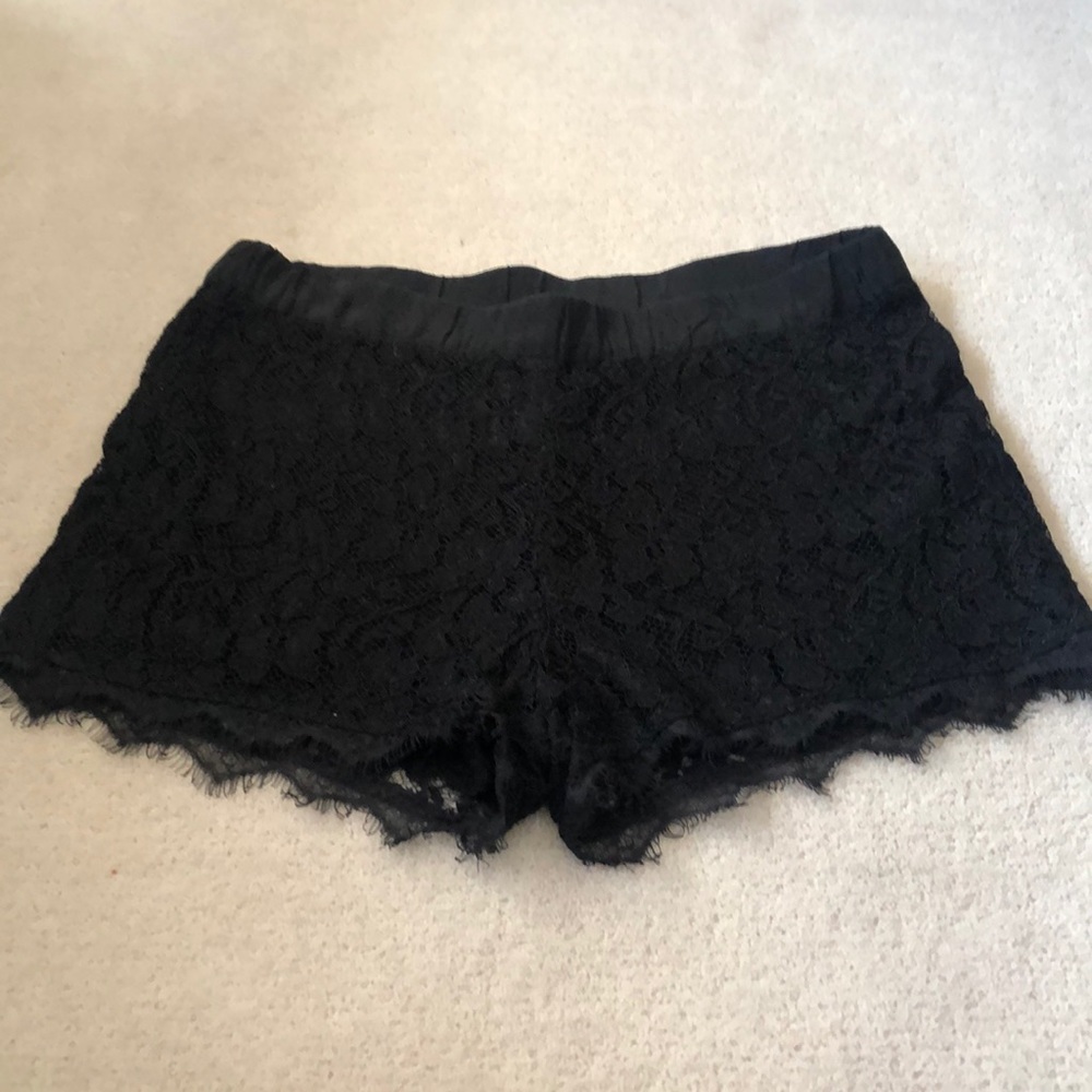 Aritzia lace shorts!
